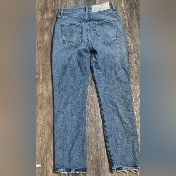 Agolde RILEY HIGH RISE STRAIGHT CROP  Button Fly Size 24 NWT - Picture 7 of 7